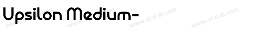 Upsilon Medium字体转换
